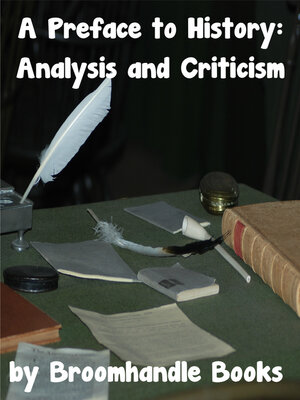 cover image of A Preface to History